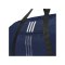 adidas Tiro Duffle Bag Gr. L Blau Weiss - blau