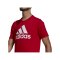 adidas Essentials T-Shirt Rot Weiss - rot