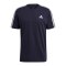 adidas Essentials 3 Stripes T-Shirt Blau - blau