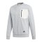 adidas BOS Fleece Sweatshirt Grau Weiss - grau