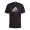 adidas Activated Tech T-Shirt Schwarz Grau - schwarz