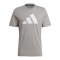 adidas BOS T-Shirt Grau Weiss - grau