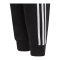 adidas 3 Stripes Jogginghose Kids Schwarz Weiss - schwarz