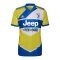 adidas Juventus Turin Trikot UCL 2021/2022 Kids Gelb Blau - gelb