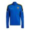 adidas Manchester United HalfZip Sweatshirt Blau - blau