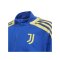 adidas Juventus Turin HalfZip Sweatshirt Kids Blau Gelb - blau
