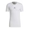 adidas Techfit Shirt kurzarm Weiss - weiss