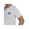 adidas D2M Motion T-Shirt Weiss Schwarz - weiss