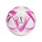 adidas Al Rihla Club Trainingsball WM22 Weiss Pink - weiss
