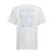 adidas Messi Graphic T-Shirt Kids Weiss Blau - weiss