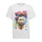adidas Messi Graphic T-Shirt Kids Weiss Blau - weiss