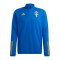 adidas Schweden Tracktop Sweatshirt Blau Gelb - blau