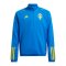adidas Schweden Tracktop Sweatshirt Kids Blau Gelb - blau
