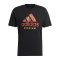 adidas Belgien DNA Graphic T-Shirt Schwarz - schwarz
