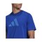 adidas Three Bar Future Icons T-Shirt Blau - dunkelblau
