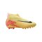 Nike Jr Air Zoom Mercurial Superfly X Academy AG Mbappe Signature Kids Orange Blau F800 - orange