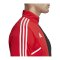 adidas Messi Tracktop Jacke Schwarz Rot - schwarz