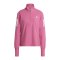 adidas Halfzip Sweatshirt Damen Rosa - rosa