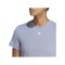 adidas Versatile T-Shirt Damen Grau Blau - grau