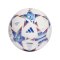 adidas UCL Miniball Weiss Silber Blau - weiss