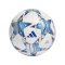adidas UCL Pro Sala Futsal Ball Weiss Silber Blau - weiss