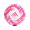 adidas Starlancer Club Trainingsball Weiss Pink - weiss