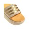 adidas Adilette Platform Badelatsche Damen Beige - beige