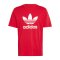 adidas Originals Adicolor Trefoil T-Shirt Rot - rot