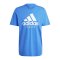 adidas Italien DNA Graphic T-Shirt Blau - blau