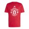 adidas Manchester United DNA T-Shirt Rot - rot