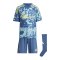 adidas Ajax Amsterdam Minikit Away 2024/2025 Kids Blau - blau