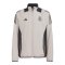 adidas Real Madrid Prematch Jacke Kids Grau - rosa