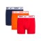 Nike Cotton Trunk Boxershort 3er Pack Rot Blau Orange F9OZ - rot