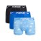 Nike Dri-FIT Micro Trunk Boxershort 3er Pack Blau Schwarz FGG8 - blau