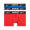 Nike Dri-Fit Micro Trunk Boxershort 3er Pack FM14 - rot