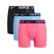 Nike Dri-FIT ADV Brief Boxershort 3er Pack Pink Blau Schwarz FGFT - pink