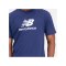 New Balance Essentials Logo T-Shirt Blau FNNY - blau
