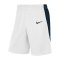 Nike Team Basketball Stock Short Weiss Blau F101 - weiss