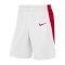 Nike Team Basketball Stock Short Weiss Rot F103 - weiss