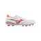 Mizuno Morelia Neo IV Alpha Made in Japan FG Charge Weiss Rot F60 - weiss