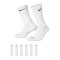 Nike Everyday Plus Cushioned 6er Pack Socken F100 - weiss