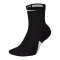 Nike Elite Mid Socks Running Schwarz F013 - schwarz