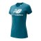 New Balance Ess Stacked Logo T-Shirt Damen FDEP - gruen