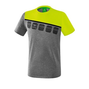 erima-5-c-t-shirt-grau-gruen-fussball-teamsport-textil-t-shirts-1081908.png