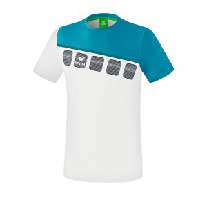 erima-5-c-t-shirt-weiss-blau-fussball-teamsport-textil-t-shirts-1081909.png