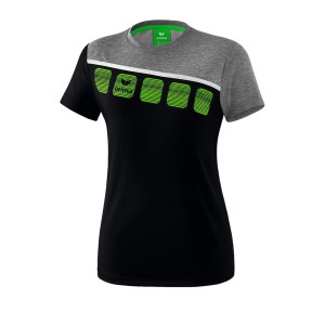 erima-5-c-t-shirt-damen-schwarz-grau-fussball-teamsport-textil-t-shirts-1081914.png