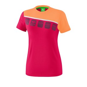 erima-5-c-t-shirt-kids-pink-orange-fussball-teamsport-textil-t-shirts-1081921.png