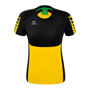 erima-six-wings-t-shirt-damen-gelb-schwarz-1082224-teamsport_front.png