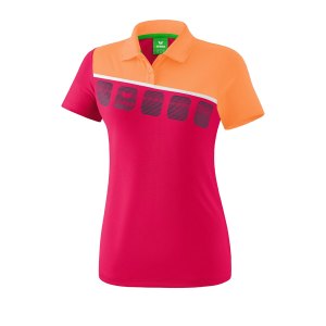 erima-5-c-poloshirt-damen-pink-orange-fussball-teamsport-textil-poloshirts-1111921.png