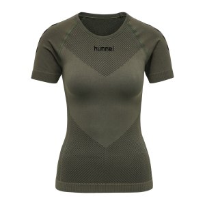 hummel-first-seamless-t-shirt-damen-khaki-f6084-202644-teamsport_front.png